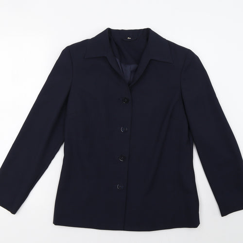 Preworn Womens Blue   Jacket Blazer Size 10