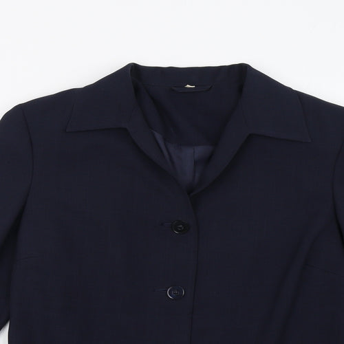 Preworn Womens Blue   Jacket Blazer Size 10