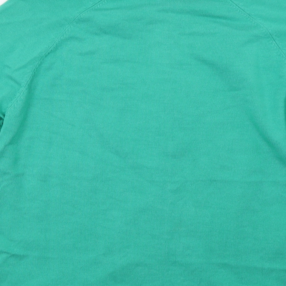 M&Co Womens Green  Knit Cardigan Jumper Size 16
