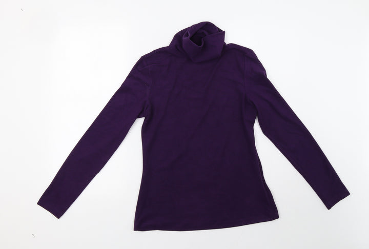 ESMARA Womens Purple Pullover Sweatshirt Size S
