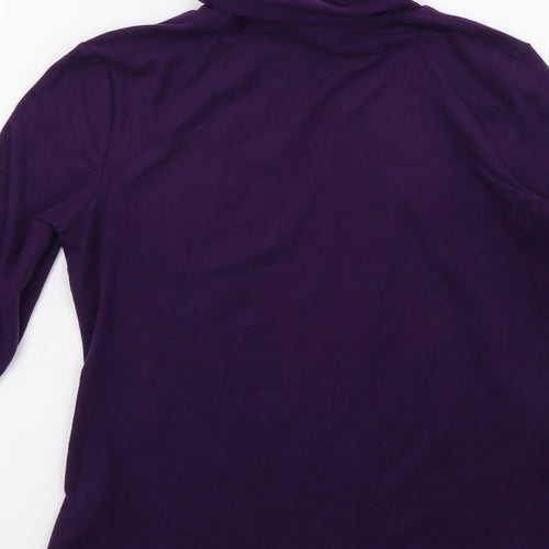 ESMARA Womens Purple   Pullover Sweatshirt Size S