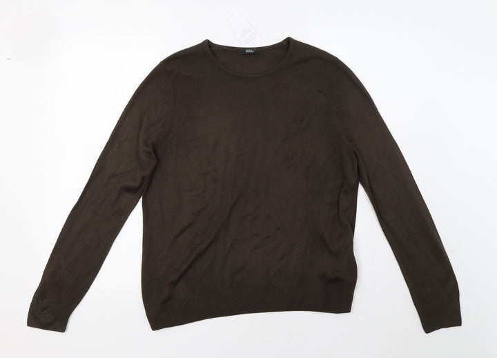Marks and Spencer Womens Brown   Pullover Sweatshirt Size 14