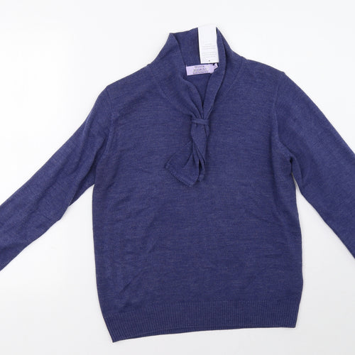 EWM Womens Blue   Pullover Sweatshirt Size 16