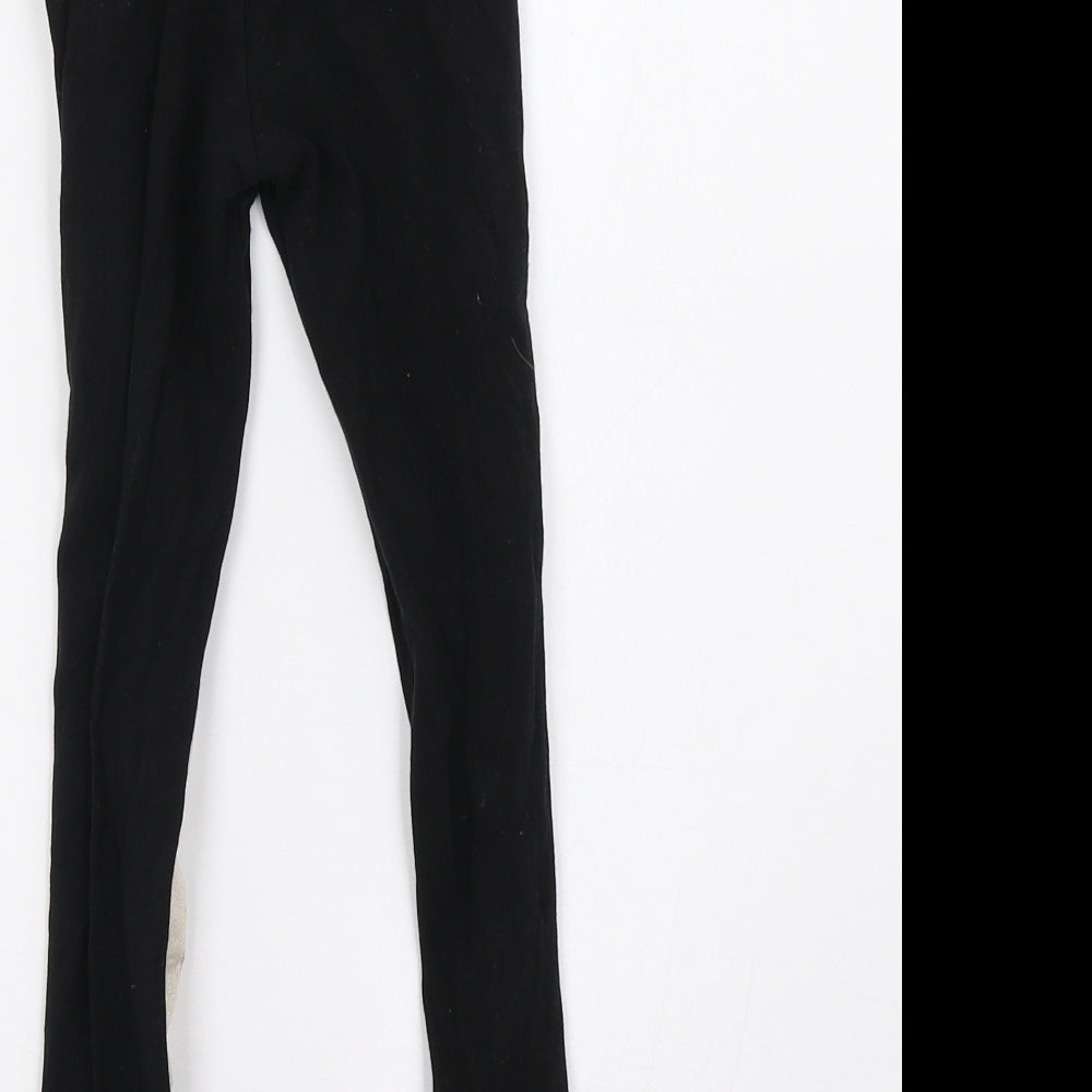 George Girls Black    Trousers Size 7-8 Years