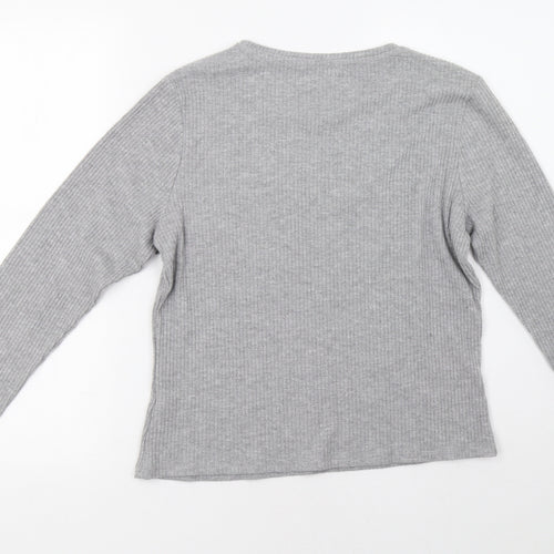 pep%co Womens Grey   Pullover Sweatshirt Size 14