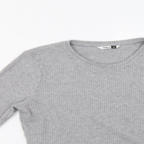 pep%co Womens Grey   Pullover Sweatshirt Size 14