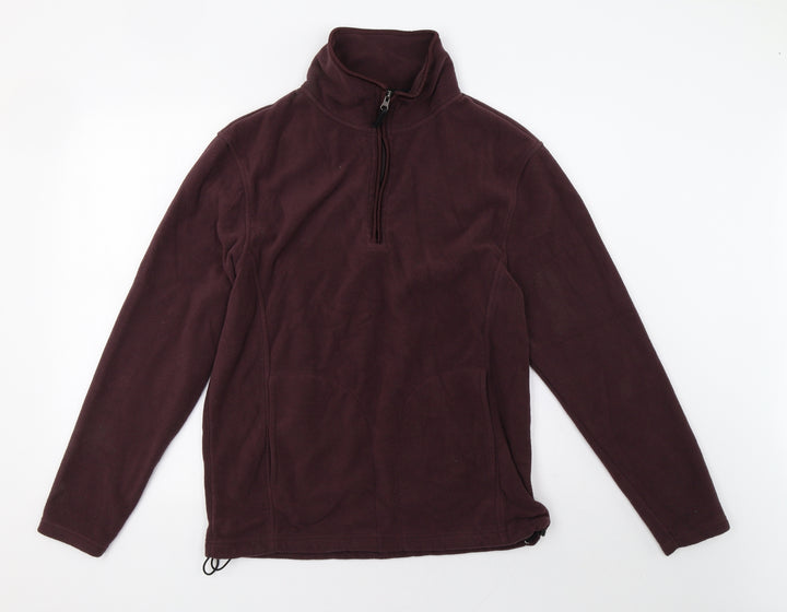 Cedar Wood State Womens Purple   Pullover Sweatshirt Size M