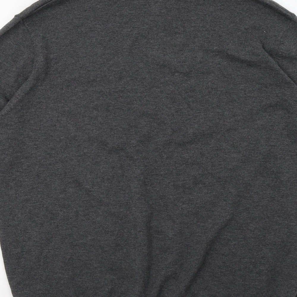 George Mens Grey   Pullover Sweatshirt Size M