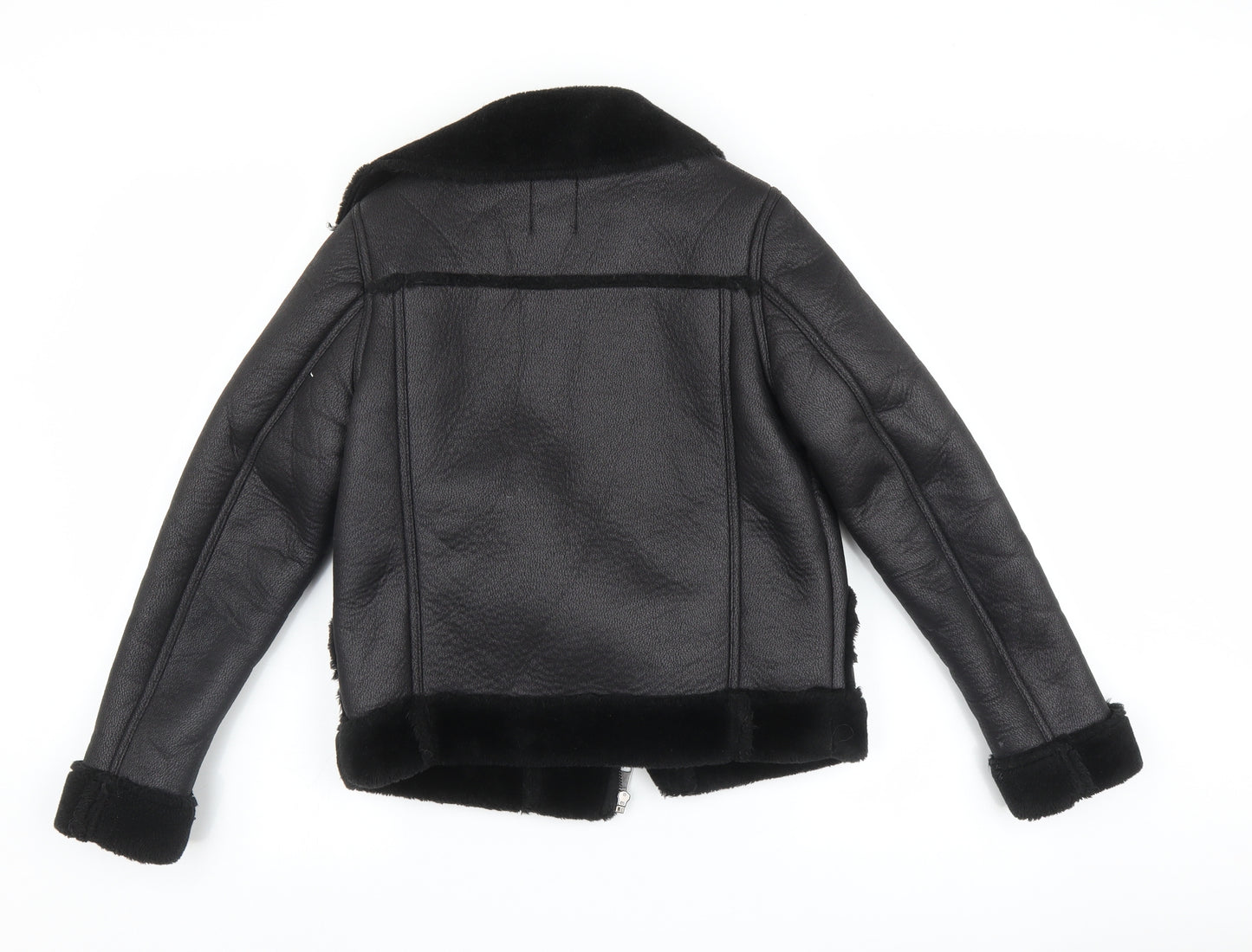 New Look Girls Black   Jacket Coat Size 10-11 Years
