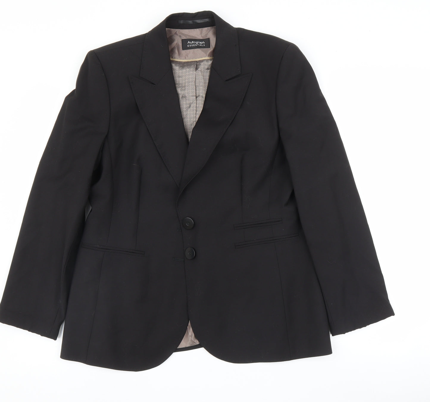 Marks and Spencer Womens Black   Jacket Blazer Size 14