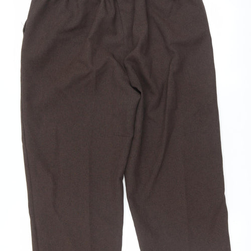 BM Womens Brown   Trousers  Size 14 L24.5 in