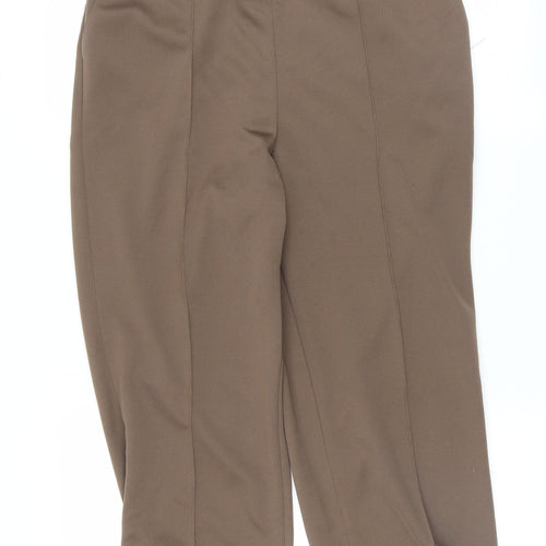BM Womens Brown   Trousers  Size 14 L25 in