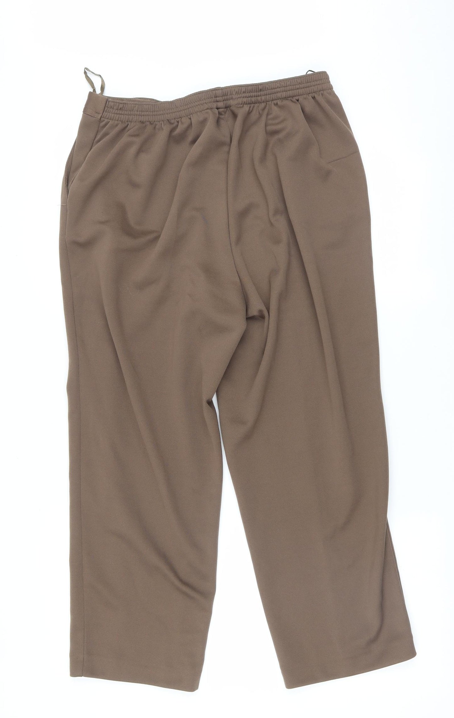BM Womens Brown   Trousers  Size 14 L25 in