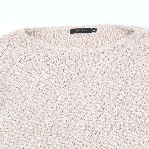 New Look Womens Pink   Pullover Jumper Size 12