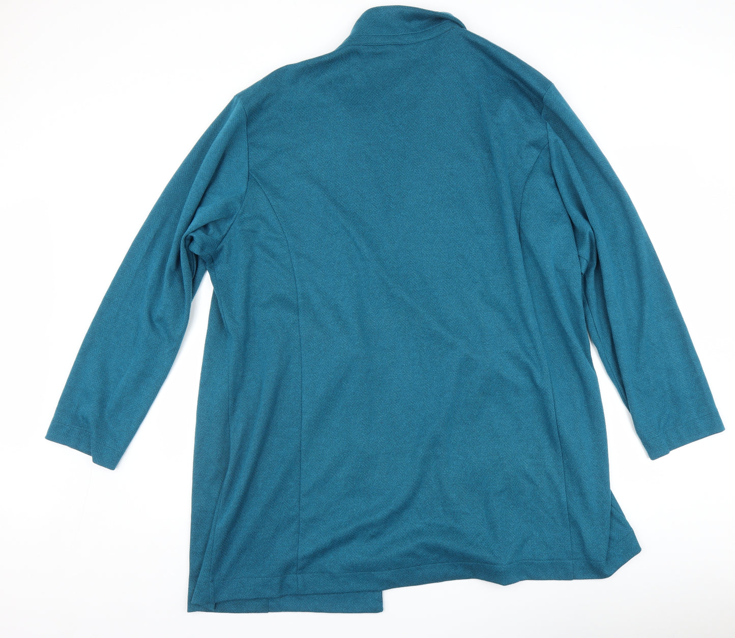 Cotton Traders Womens Blue   Cardigan Jumper Size 26