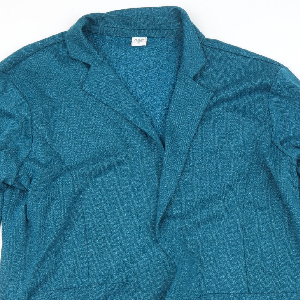 Cotton Traders Womens Blue   Cardigan Jumper Size 26