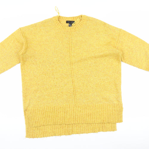 New Look Womens Yellow   Pullover Jumper Size S