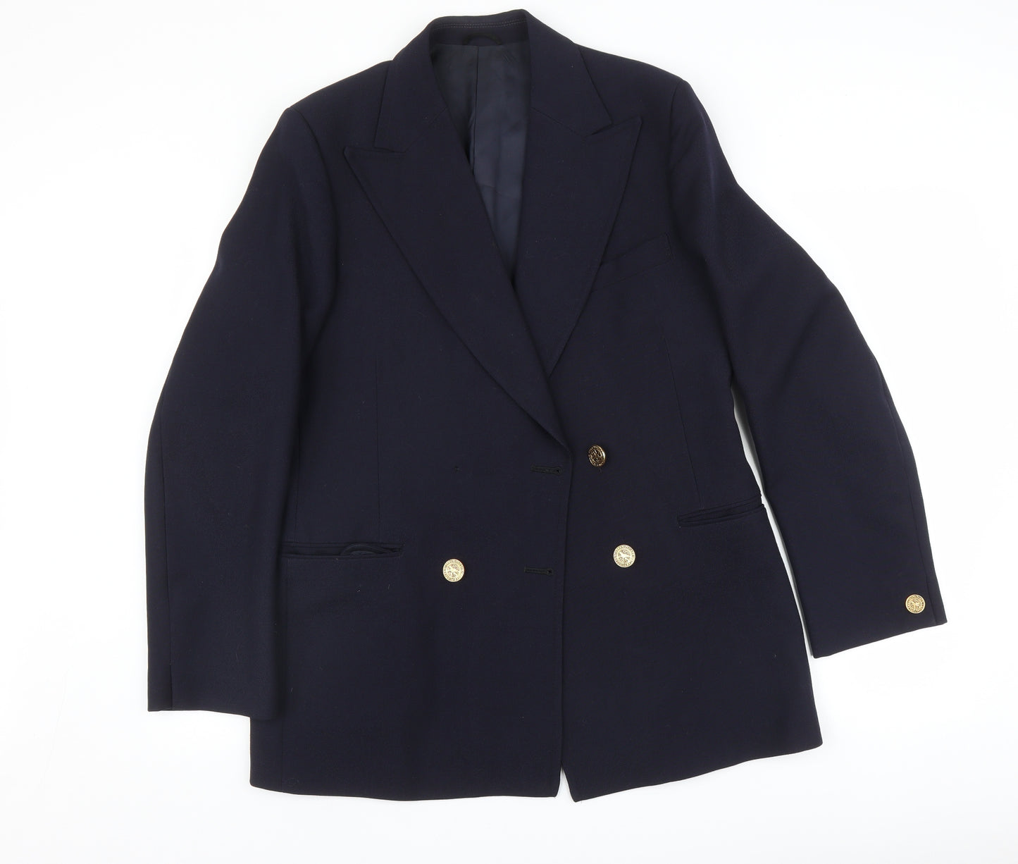 Hardy Amies Mens Blue   Jacket Blazer Size 40