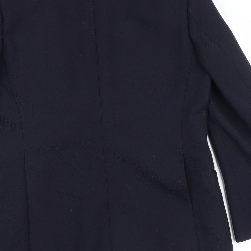 Hardy Amies Mens Blue   Jacket Blazer Size 40