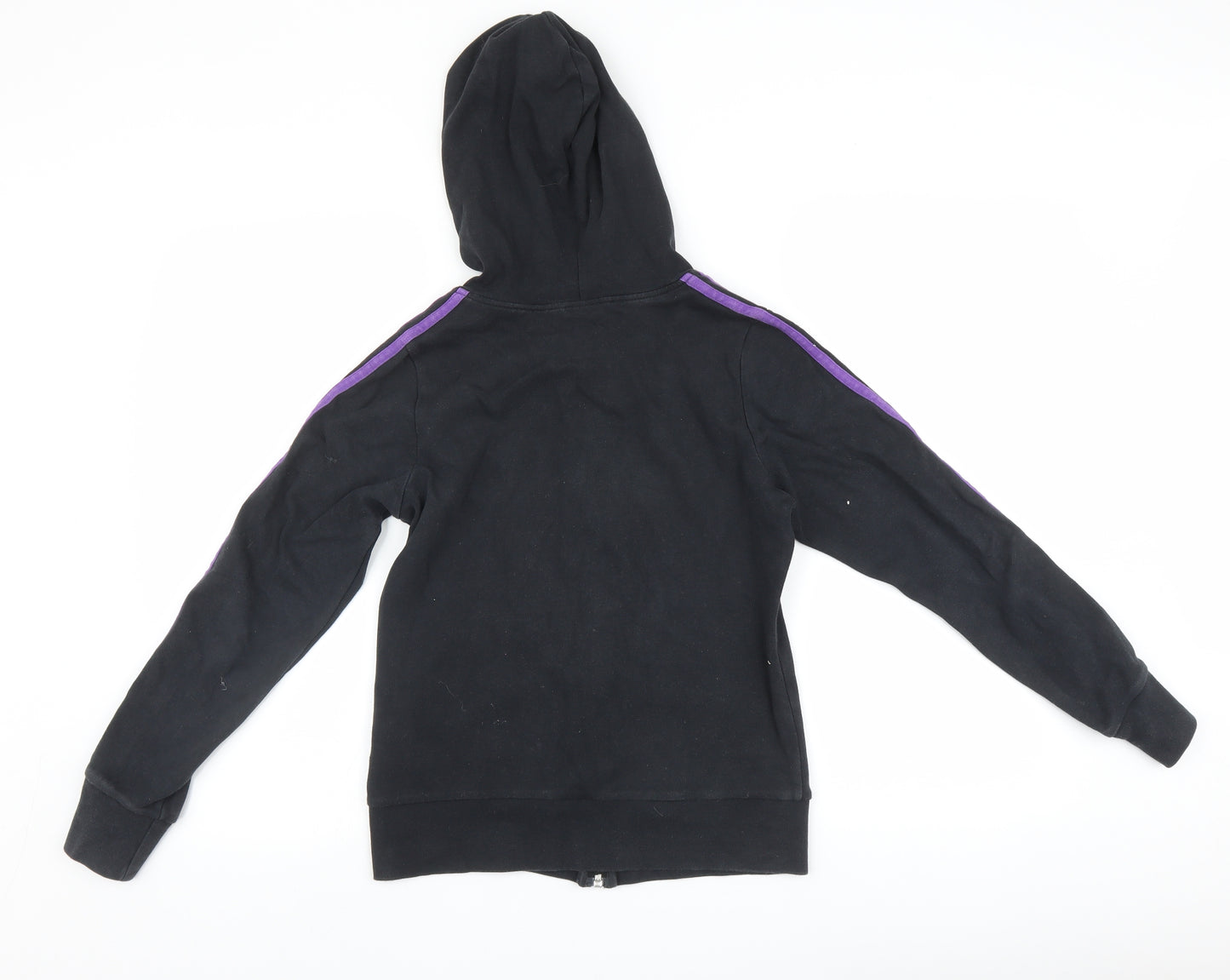 adidas Womens Black   Full Zip Hoodie Size 10