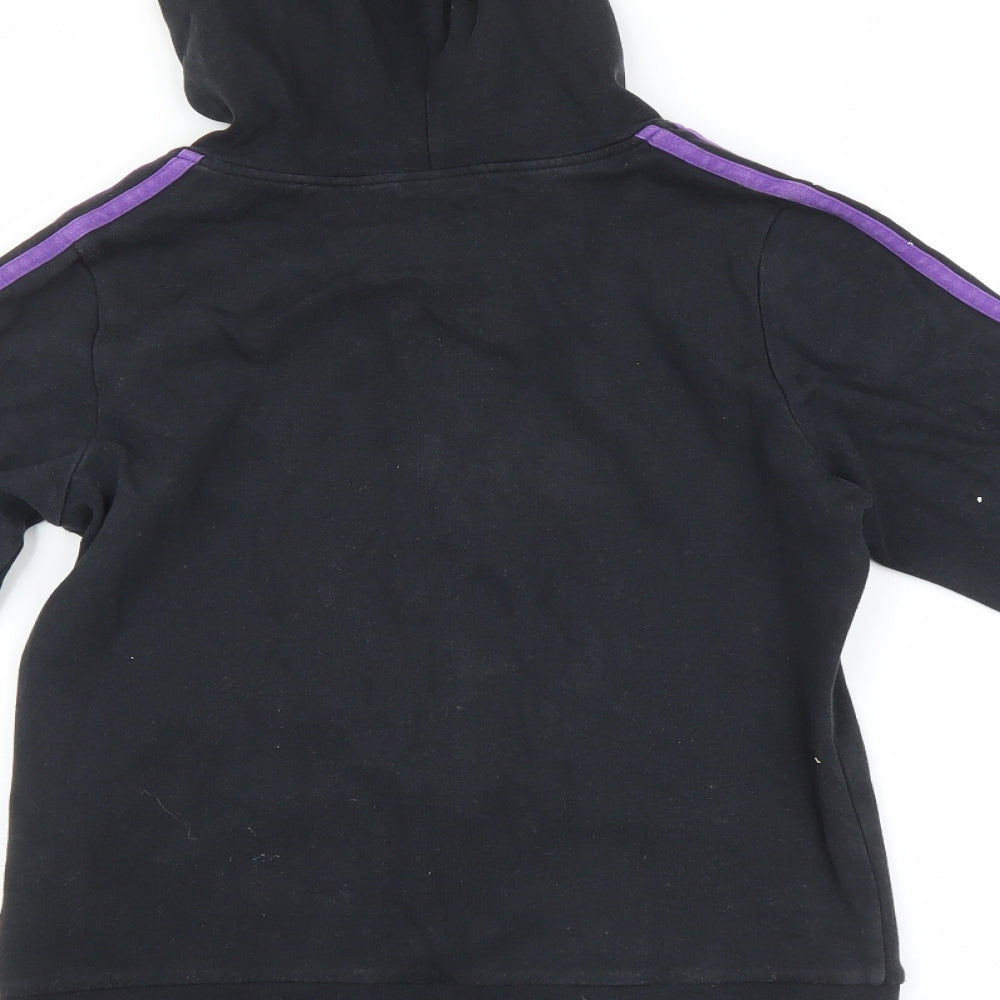 adidas Womens Black   Full Zip Hoodie Size 10