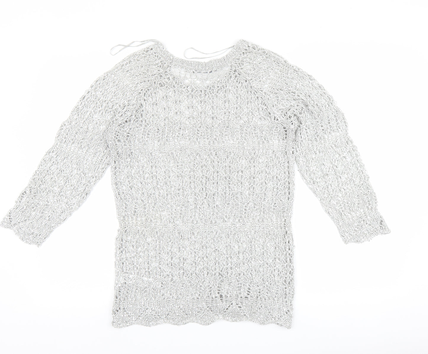 George Womens Silver   Pullover Jumper Size 10
