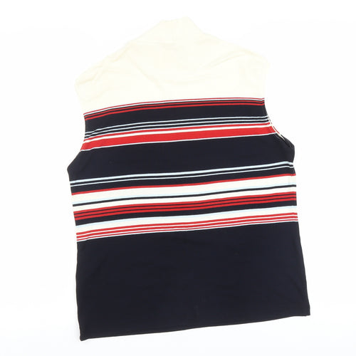 Marks and Spencer Womens Multicoloured Striped  Pullover Jumper Size 16