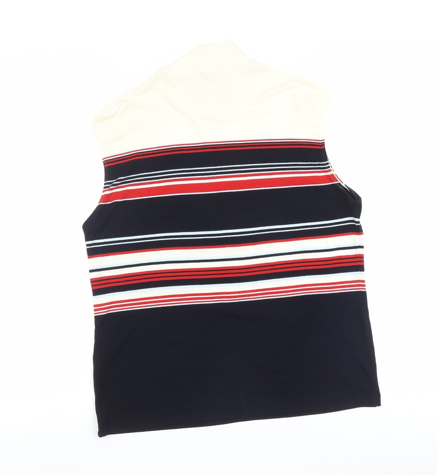 Marks and Spencer Womens Multicoloured Striped  Pullover Jumper Size 16