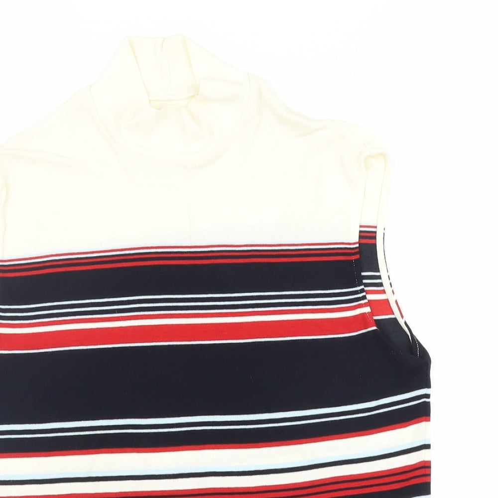 Marks and Spencer Womens Multicoloured Striped  Pullover Jumper Size 16