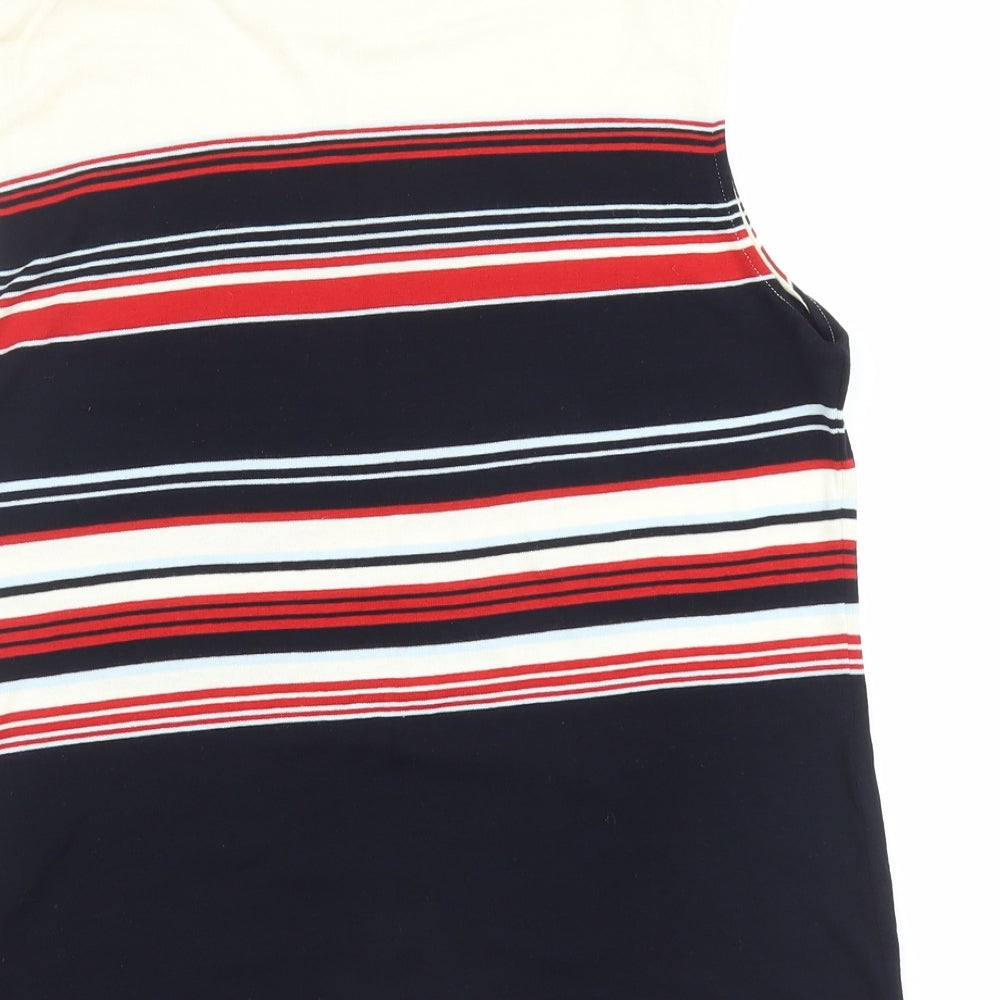 Marks and Spencer Womens Multicoloured Striped  Pullover Jumper Size 16