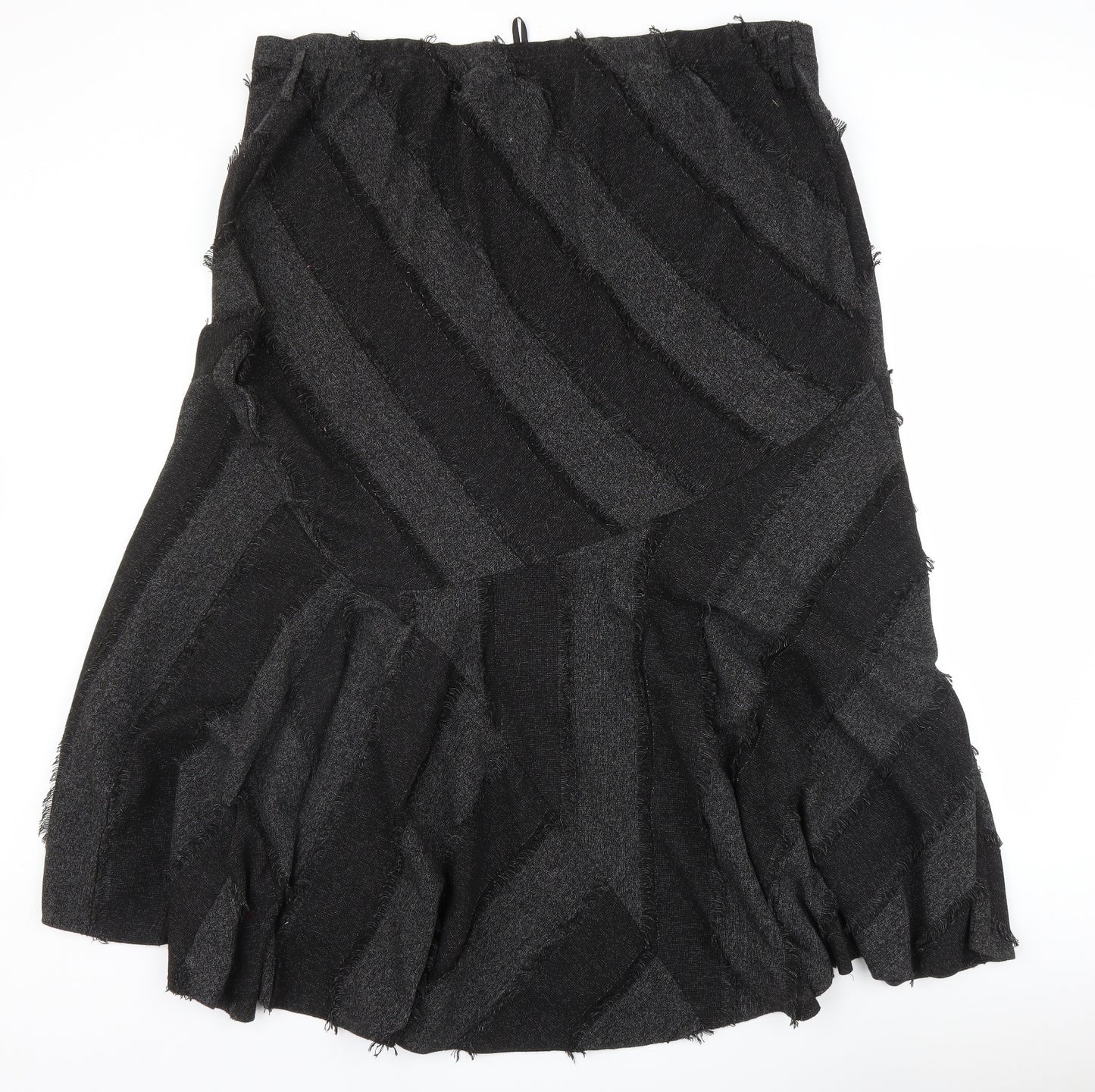 Evans Womens Black   Maxi Skirt Size 24
