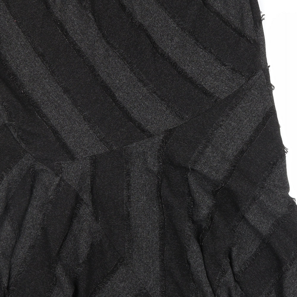 Evans Womens Black   Maxi Skirt Size 24