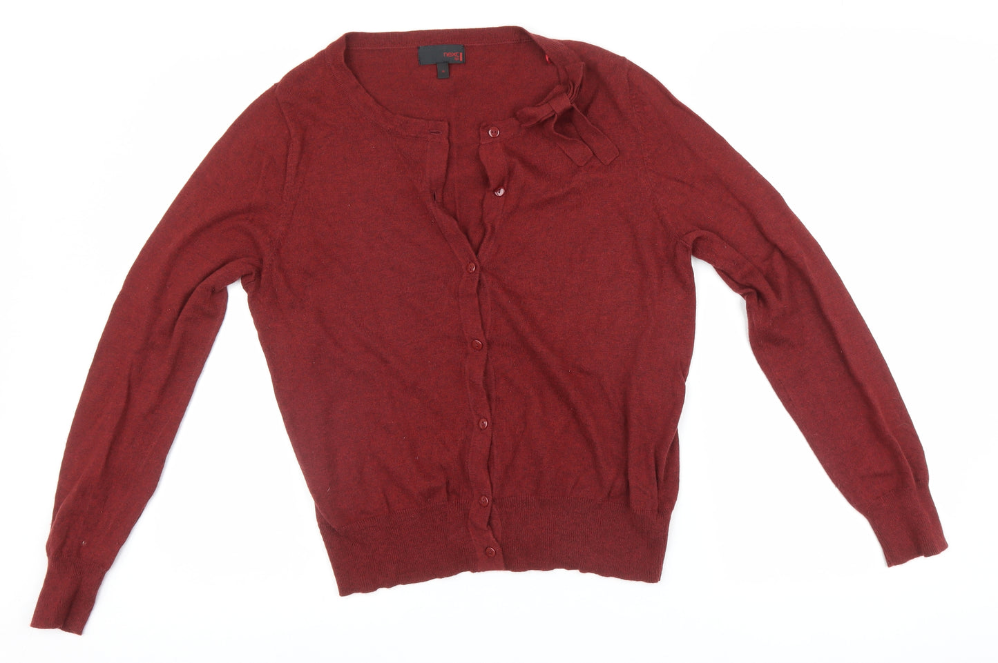 NEXT Womens Red   Cardigan Jumper Size 16