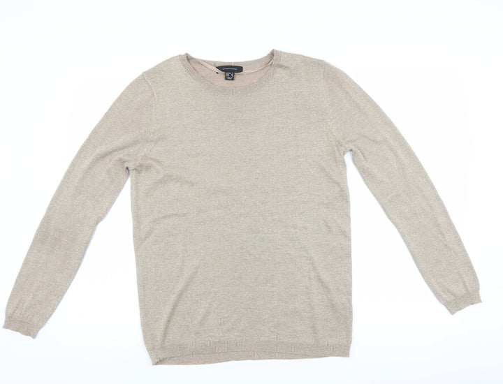 Atmosphere Womens Gold   Pullover Jumper Size 14