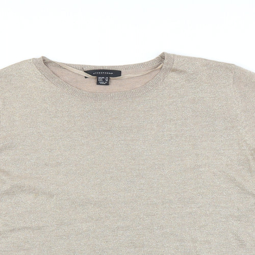 Atmosphere Womens Gold   Pullover Jumper Size 14