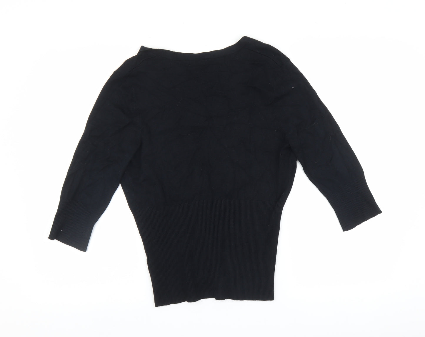 Wallis Womens Black   Cardigan Jumper Size 14
