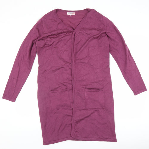 Michele Hope Womens Purple   Cardigan Jumper Size 12