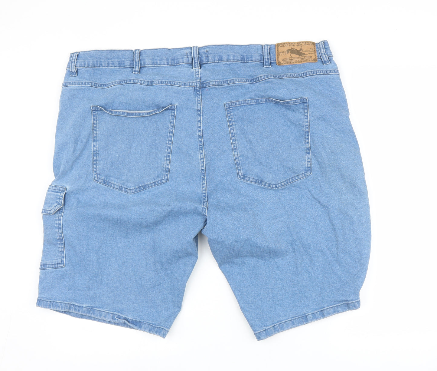 Atlas for Men Mens Blue   Cargo Shorts Size 50