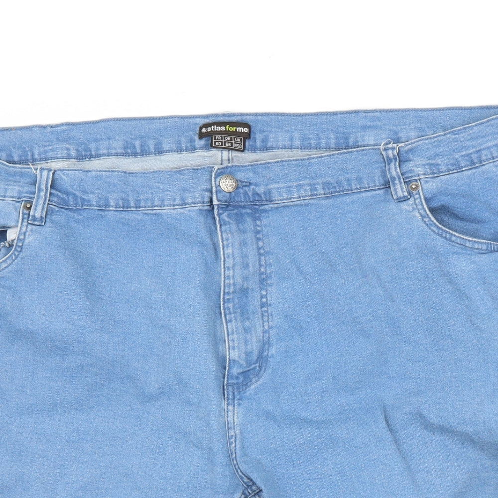 Atlas for Men Mens Blue   Cargo Shorts Size 50