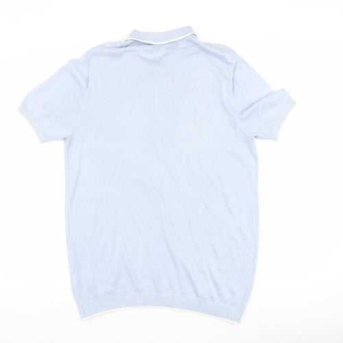 Topman Mens Blue    Polo Size M