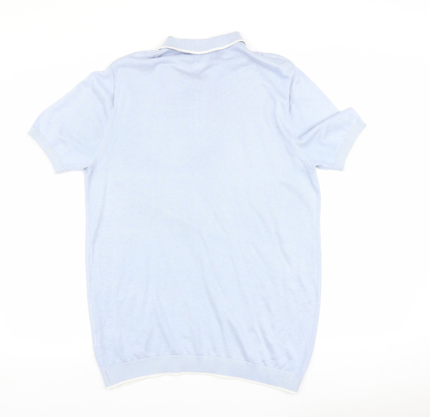 Topman Mens Blue    Polo Size M