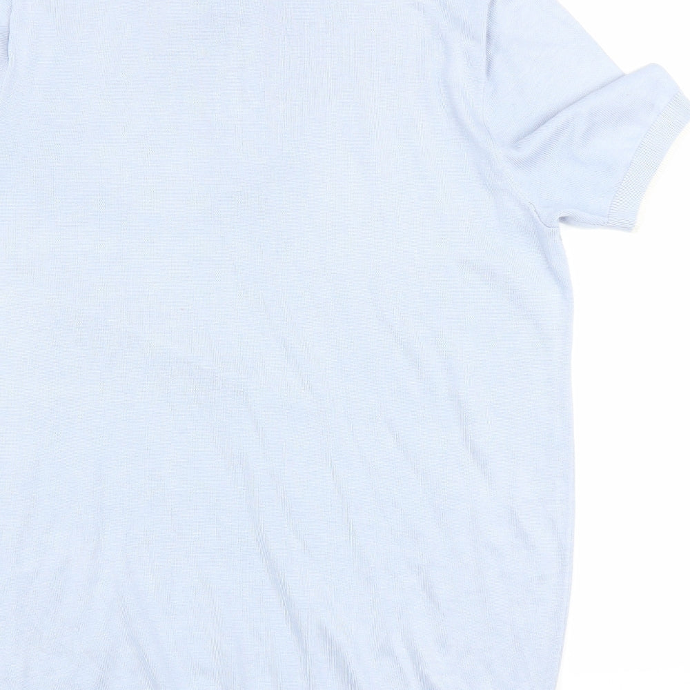 Topman Mens Blue    Polo Size M