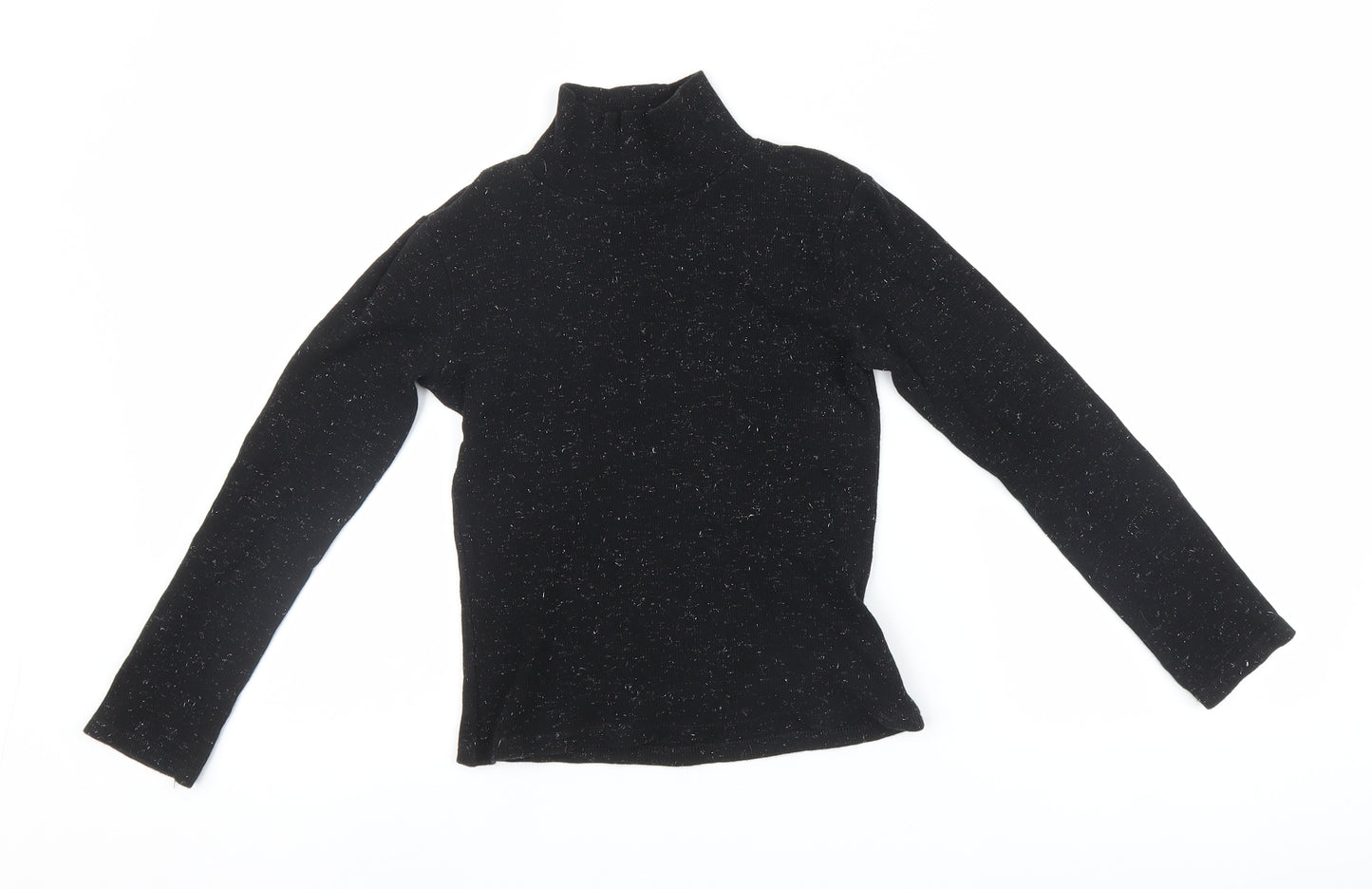 F&F Girls Black   Pullover Jumper Size 9-10 Years