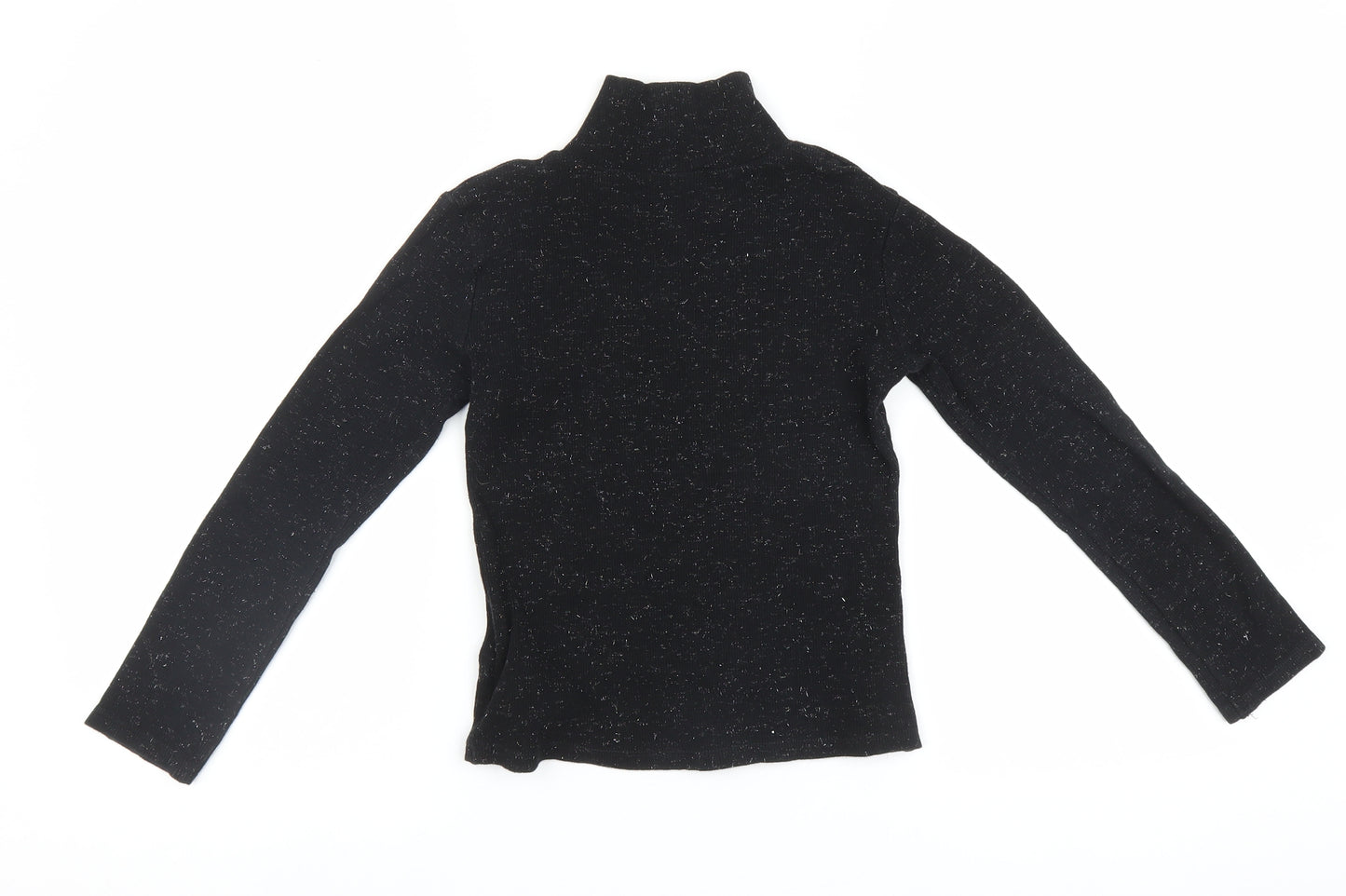 F&F Girls Black   Pullover Jumper Size 9-10 Years