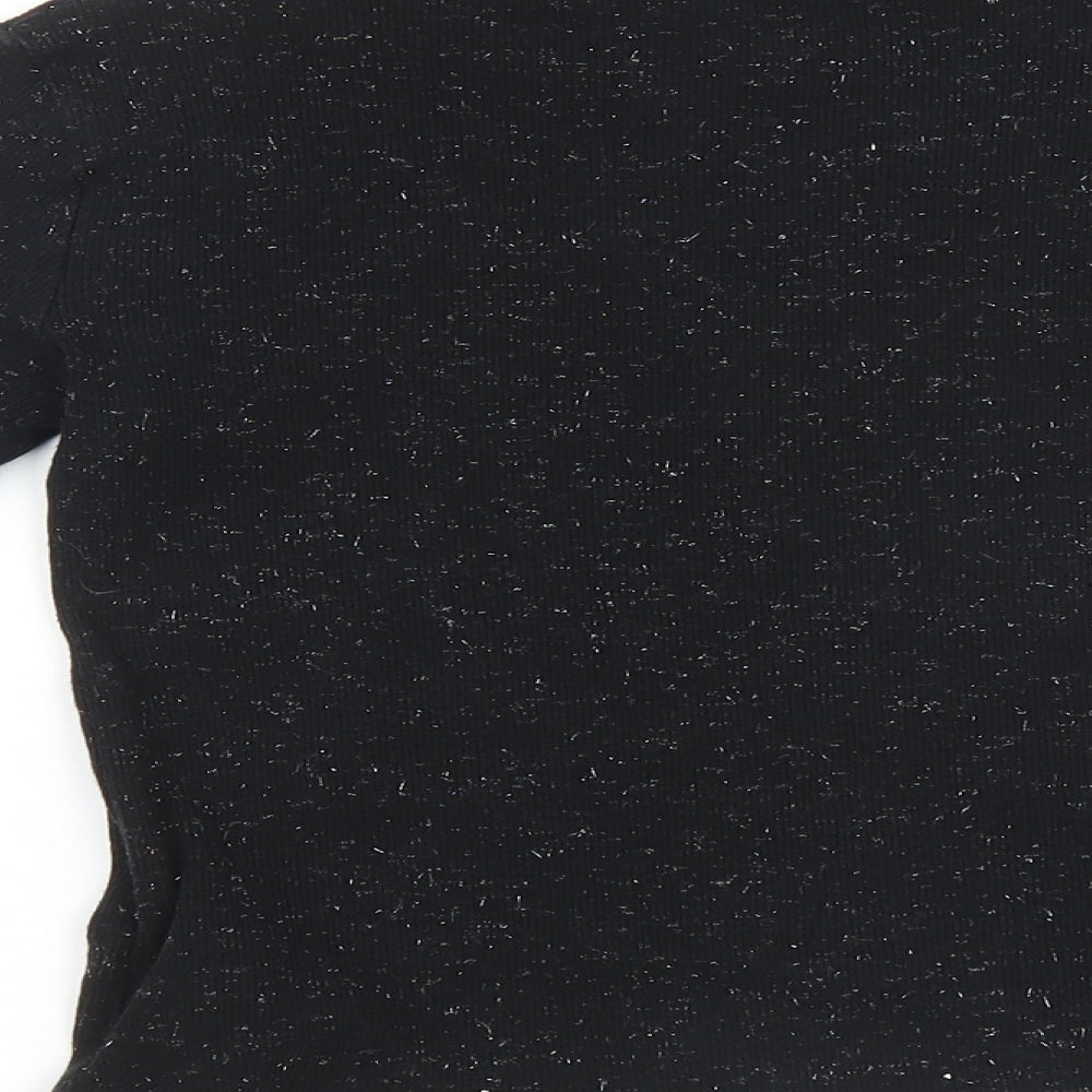 F&F Girls Black   Pullover Jumper Size 9-10 Years