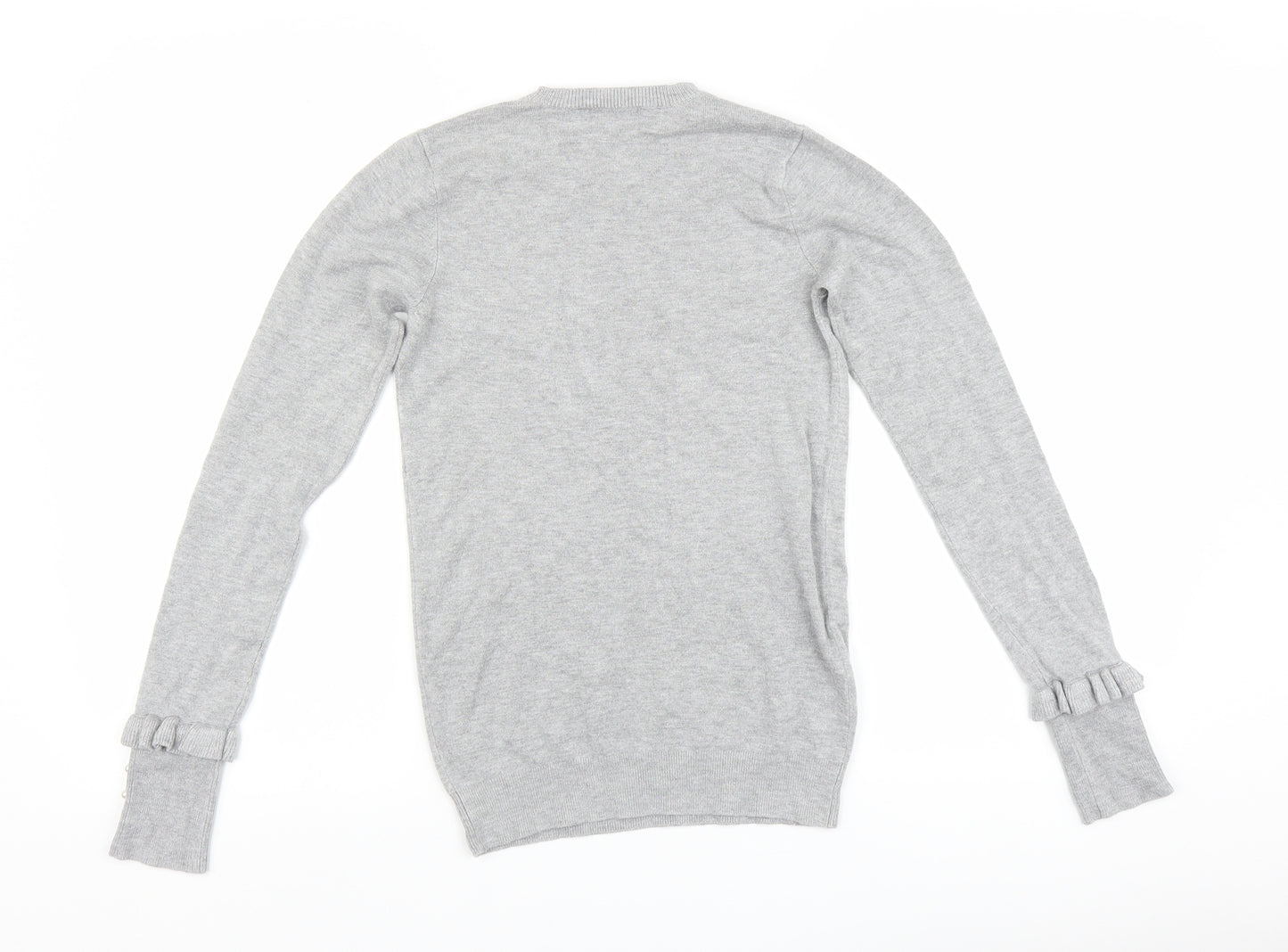 Zara Womens Grey   Pullover Jumper Size S