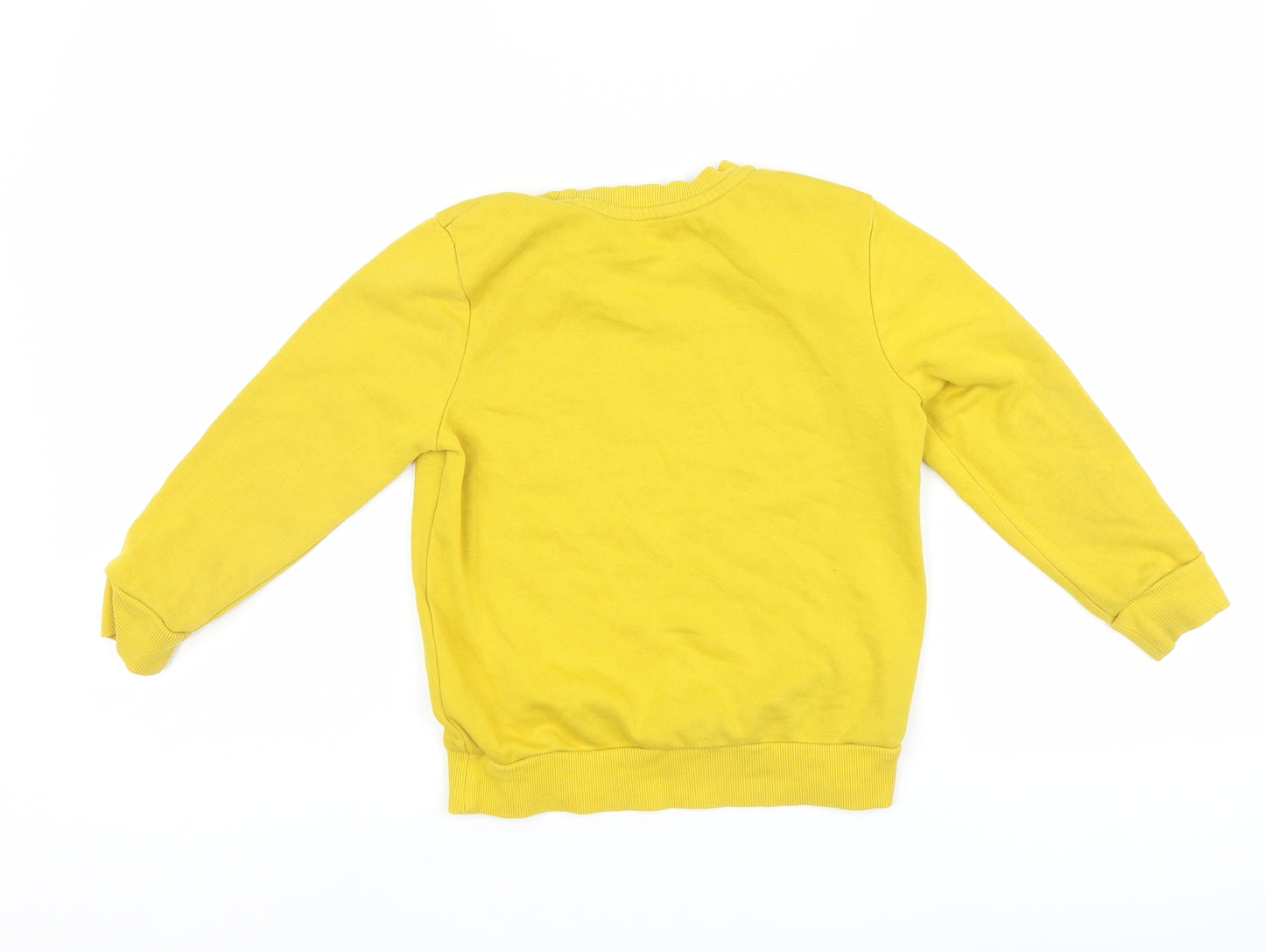 George Boys Yellow   Pullover Sweatshirt Size 5-6 Years