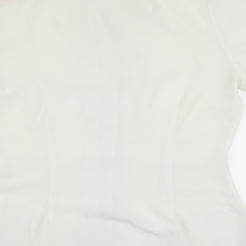 sibee Womens Ivory   Basic Blouse Size 16