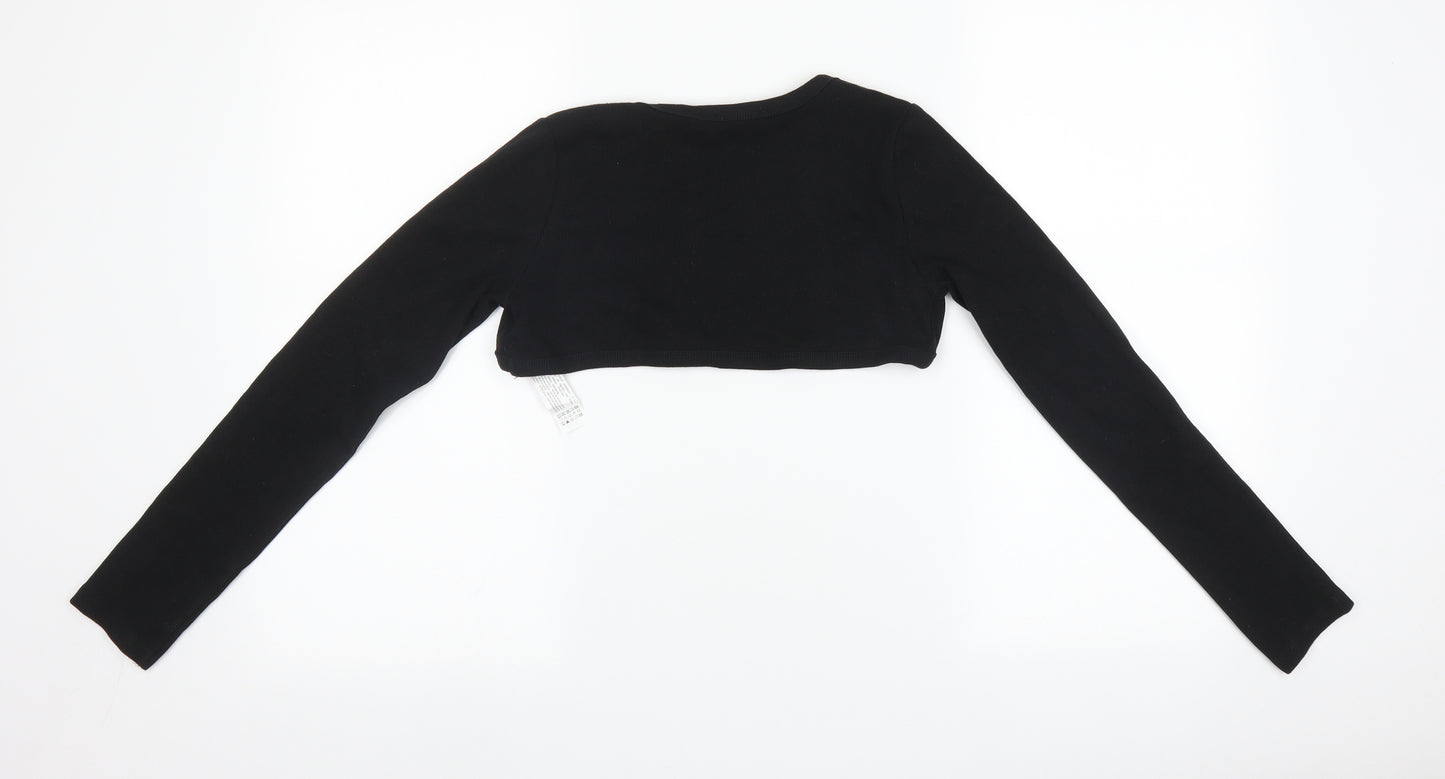 Zara Womens Black   Cardigan Jumper Size M