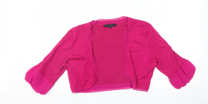 Coast Womens Pink Cardigan Jumper Size M
